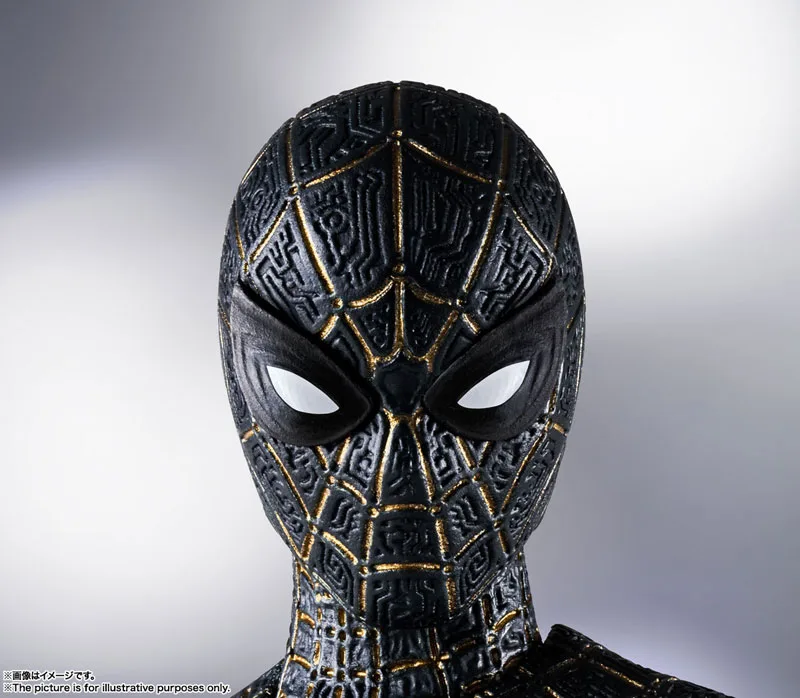 <B>SPIDER-MAN BLACK & GOLD SUIT</B><BR>SH FIGUARTS - Imagen 4